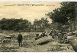 1924, raz de marée à Saint-Palais-sur-Mer / Visuel : D.R.