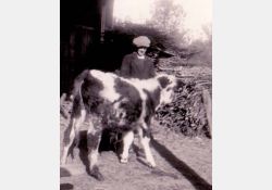 Abel Guérin, agriculteur en 1943. Il n'est alors pas encore maire de Breuillet. / Visuel : D.R.