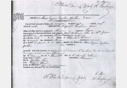 Acte de décès Plordonnier 1884 / Visuel : D.R.