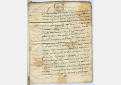Acte de partage, 1763 / Visuel : D.R.