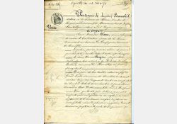 Acte de vente, 1865 / Visuel : D.R.