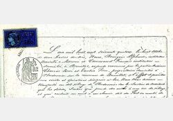 Acte notarial Plordonnier 1874 / Visuel : D.R.
