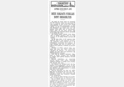 Article Ouest-Éclair, 22 février 1934 - réhabilitation de fusillés pour l'exemple 14-18 - 01 / Visuel : D.R.