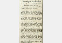 Bagarre et crime aux Rosiers en 1897 - La Seudre, 9 mai 1897 - 01 / Visuel : D.R.