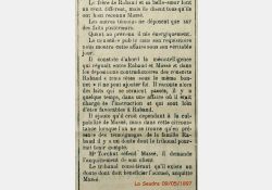 Bagarre et crime aux Rosiers en 1897 - La Seudre, 9 mai 1897 - 02 / Visuel : D.R.