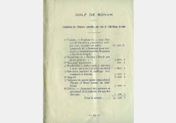 Brochure golf de Taupignac, 1923 - Page 23 / Visuel : D.R.