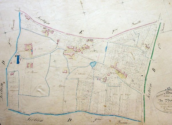 Cadastre de 1837 - Section D3 du Bourg / Visuel : D.R.