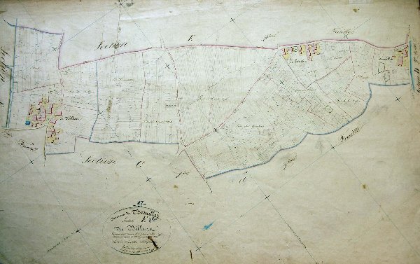 Cadastre de 1837 - Section E3 du Billeau / Visuel : D.R.