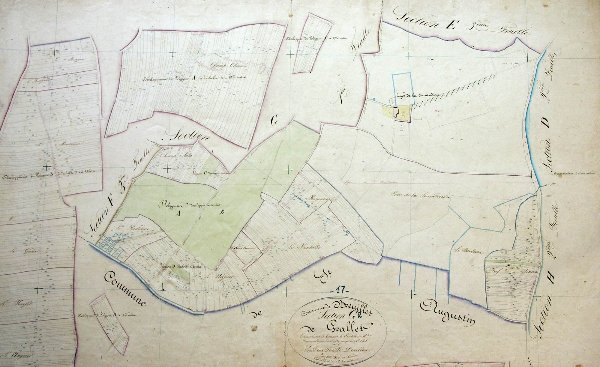 Cadastre de 1837 - Section G2 du Grallet / Visuel : D.R.