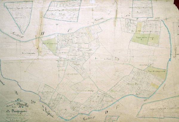 Cadastre de 1837 - Section H2 de Taupignac / Visuel : D.R.