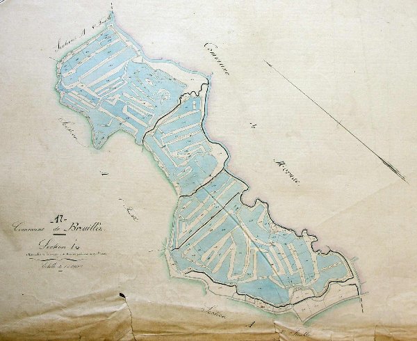 Cadastre de 1837 - Section I de Périssac (Mornac) / Visuel : D.R.
