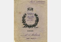 Cahier d'ambulance 14-18 / Visuel : D.R.