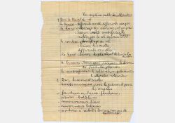 Cahier leçon d'agriculture - matériel agricole, 1965 / Visuel : D.R.