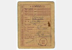 Carte d'alimentation, 1946 - 02 / Visuel : D.R.