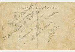 Carte postale envoyée par Abel Guérin. / Visuel : D.R.