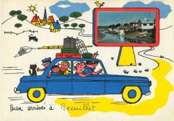 Carte postale humoristique des années 60 - 02 / Visuel : D.R.