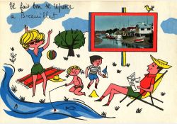 Carte postale humoristique des années 60 - 03 / Visuel : D.R.