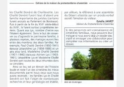 Cimetière de Coulonges - étude des Cahiers du Protestantisme - 02 / Visuel : D.R.