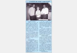 Démoustication de la Presqu'île d'Arvert - Article du magazine {i}Vivre à Breuillet{i} de janvier 1991 / Visuel : D.R.