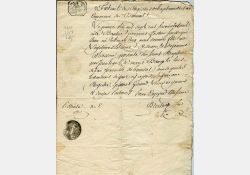 Extrait de registre des baptêmes, 1768 / Visuel : D.R.