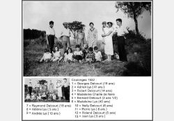 Famille de Coulonges aux champs, 1932 / Visuel : D.R.