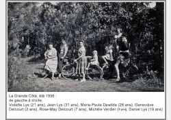 Forêt de La Grande Côte, été 1956 / Visuel : D.R.