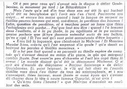 Inauguration du monument Goulebenéze à Saintes selon Odette Commandon - 02 / Visuel : D.R.