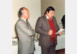 Jacques Gaborit, maire de 1971 à 2001 ici avec Jean-Noël de Lipkowski / Visuel : D.R.