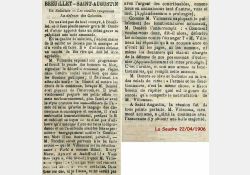 La Seudre, 22 avril 1906 - Réunion électorale / Visuel : D.R.