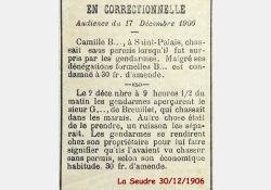 La Seudre, 30 décembre 1906 / Visuel : D.R.