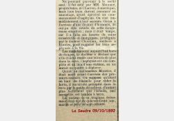 La Seudre, 9 octobre 1892 - Accident de chai - 02 / Visuel : D.R.