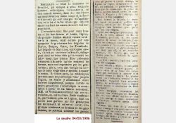 {i}La Seudre{i} du 4 mars 1906, inventaire de l'église / Visuel : D.R.
