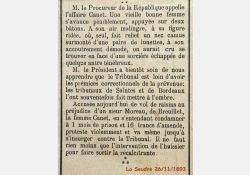La Seudre - Vol de raisins en 1893 à Breuillet / Visuel : D.R.