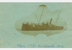 Le Volga lors de son échouement, le 24 novembre 1906 / Visuel : D.R.