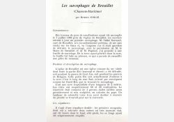 Les sarcophages de Breuillet par Robert Colle - 01 / Visuel : D.R.