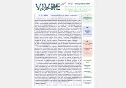 Lettre d'information - n°27 novembre 2009 - Page 1 / Visuel : D.R.