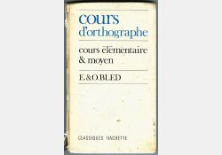 Livre cours d'orthographe - BLED - CP et CM - 1966 - Couverture / Visuel : D.R.