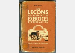 Livre de leçons de choses et les exercices d'observation - Cours moyen et supérieur - 1954 - Couverture / Visuel : D.R.