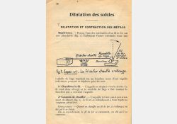 Livre de leçons de choses et les exercices d'observation - Cours moyen et supérieur - 1954 - Extrait - Physique / Visuel : D.R.