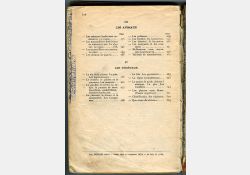 Livre de leçons de choses et les exercices d'observation - Cours moyen et supérieur - 1964 - Table des matières - 02 / Visuel : D.R.