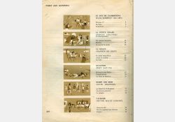 Livre de lecture, niveau CM - 1964 - Table des matières / Visuel : D.R.