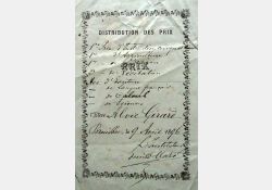 Livre de Prix, école de Breuillet, 1896 - 02 / Visuel : D.R.