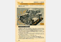 Livre de sciences, écoles rurales de garçons et de filles - Classe de fin d'études - 1961 - Extrait - L'automobile / Visuel : D.R.