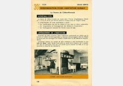 Livre de sciences, écoles rurales de garçons et de filles - Classe de fin d'études - 1961 - Extrait - La ferme / Visuel : D.R.