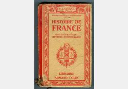 Livre histoire de France - Classe de fin d'études, certificat d'études primaires - 1950 - Couverture / Visuel : D.R.
