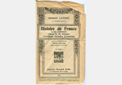 Livre histoire de France - Cours de supérieur, classe de fin d'études, certificat d'études primaires - 1956 - Couverture / Visuel : D.R.
