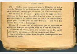 Livre histoire de France - Cours de supérieur, classe de fin d'études, certificat d'études primaires - 1956 - Extrait 02 / Visuel : D.R.