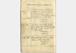 Livret de gardien de phares, 1917, page 4 / Visuel : D.R.