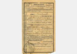 Livret militaire de 1896 - 02 / Visuel : D.R.