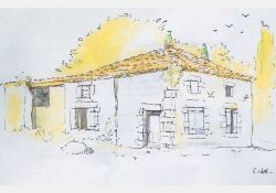 Maison saintongeaise vue par Pierre Colas / Visuel : D.R.